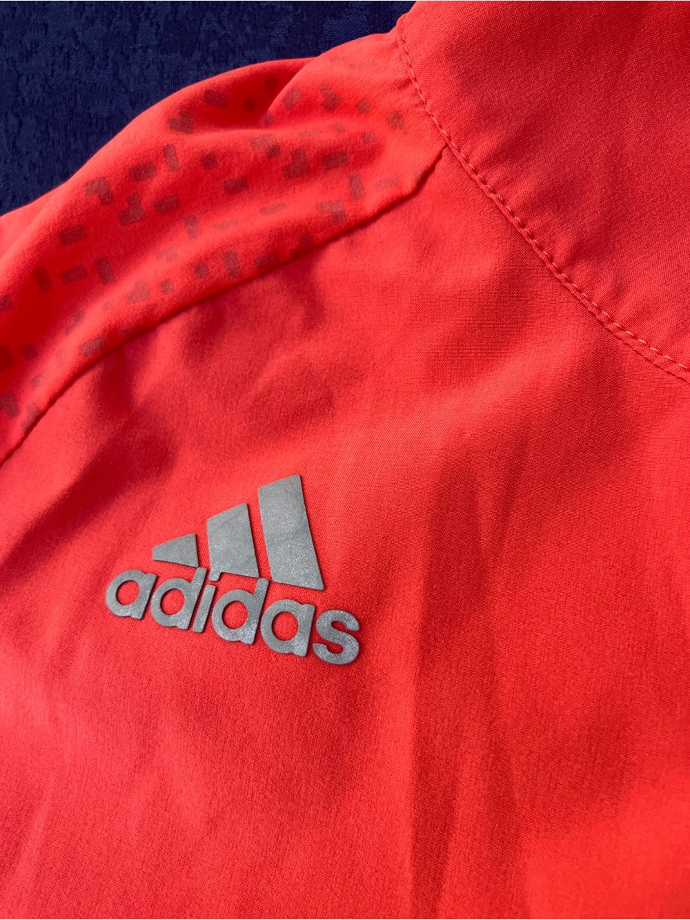Warm up Track jacket women's Adidas running Boston Marathon 2018 red xs - Picture 3 of 13